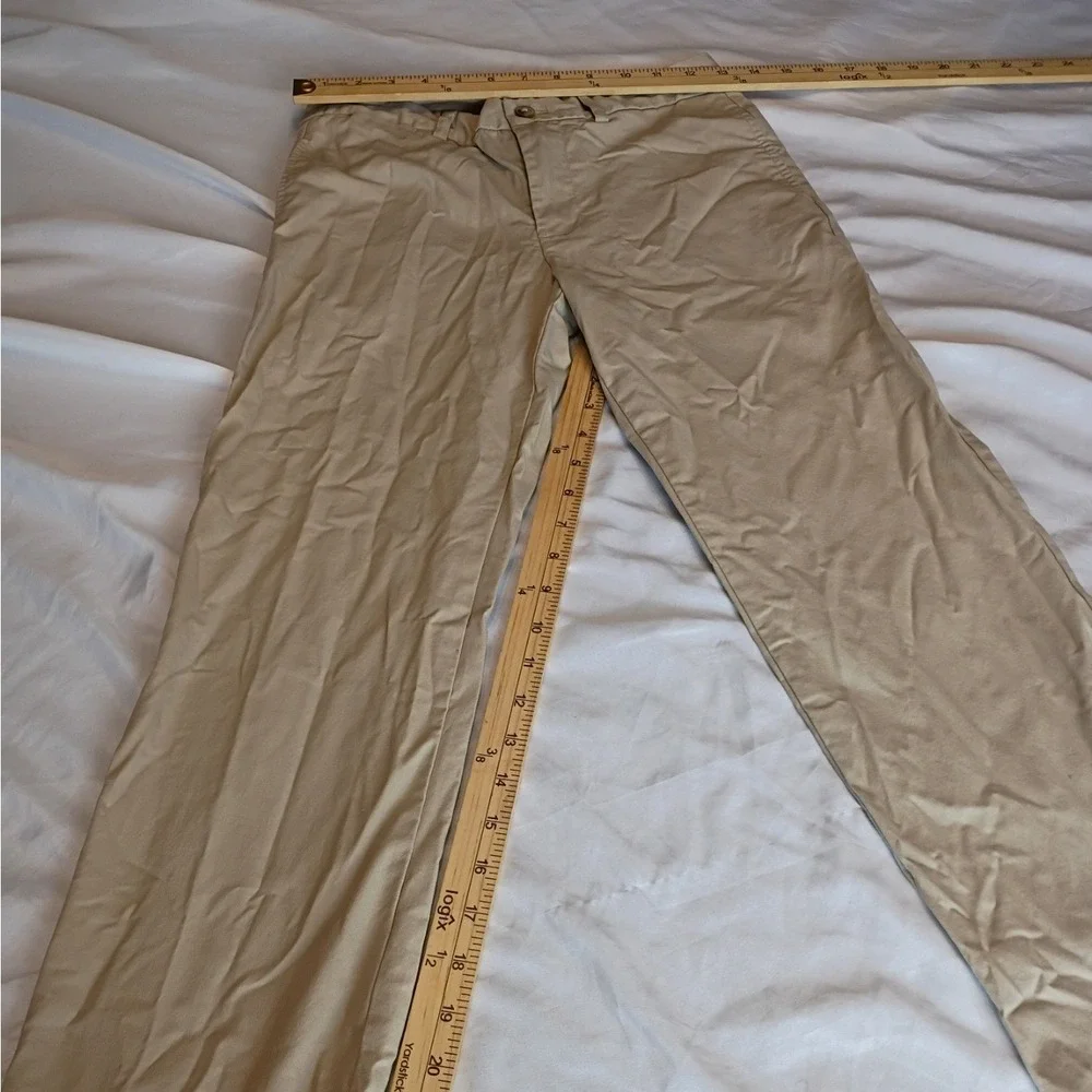 Gap Chino Pants Kids 14 Khaki Excellent Straight Leg School Uniform Trousers